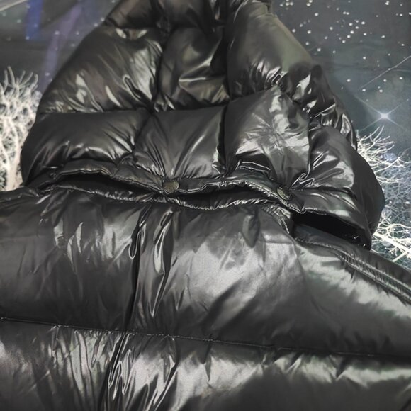 Moncler Black Hooded Down Jacket - Picture 5 of 10